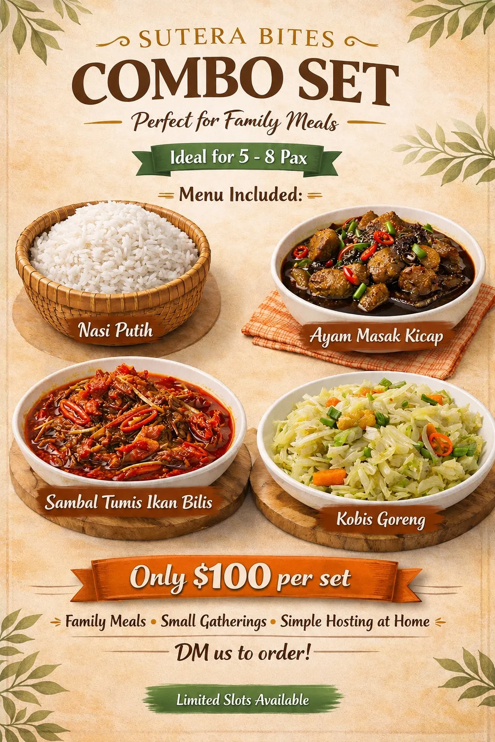 Nasi Putih Combo