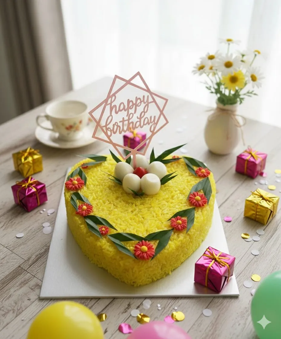 Pulut Kuning Cake (5” / 6” / 8”)