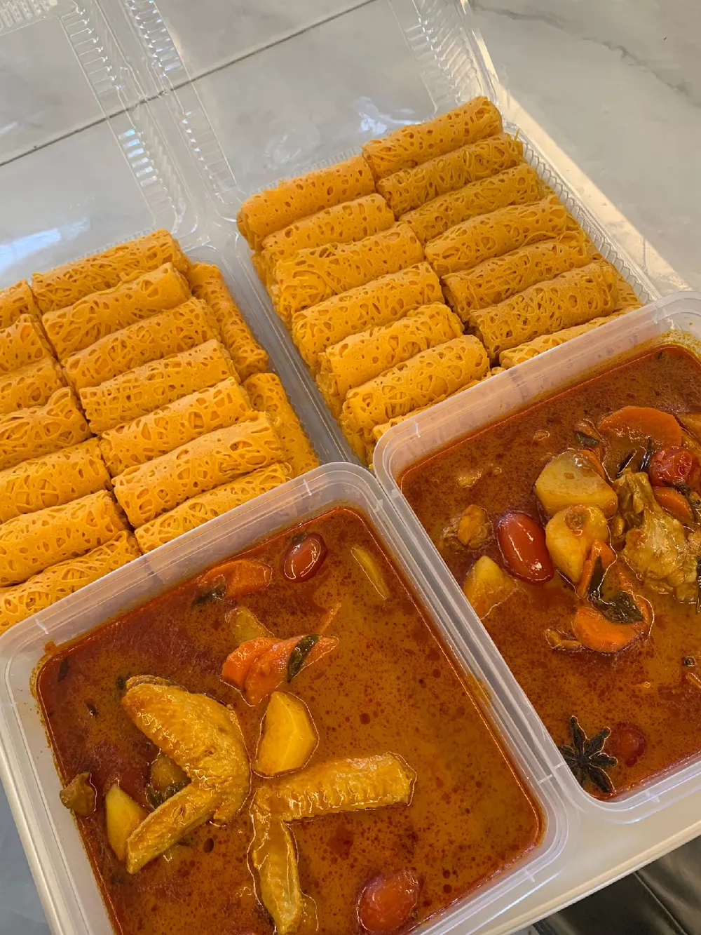 Roti Kirai+Curry Chicken