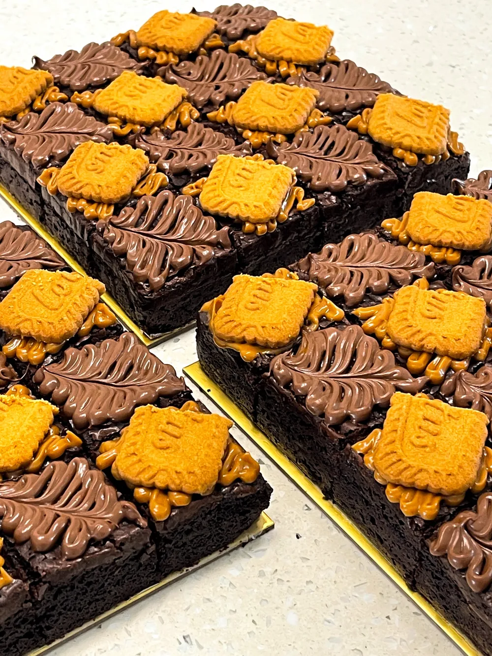 Nutella x Biscoff Brownie