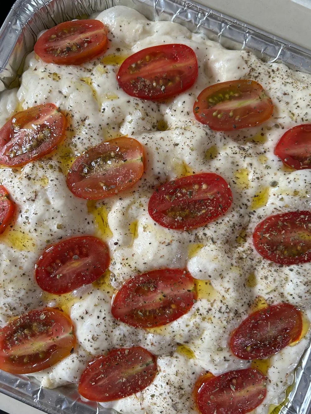 Herbs & cherry tomatoes 