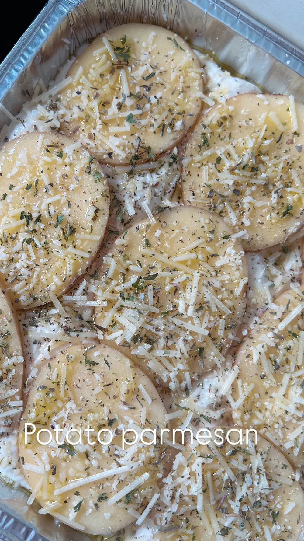 Potatoes parmesan  