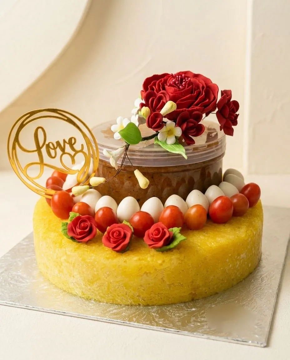 Pulut kuning cake